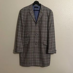 COSI FAN TUTTE Wool Cashmere Plaid Coat